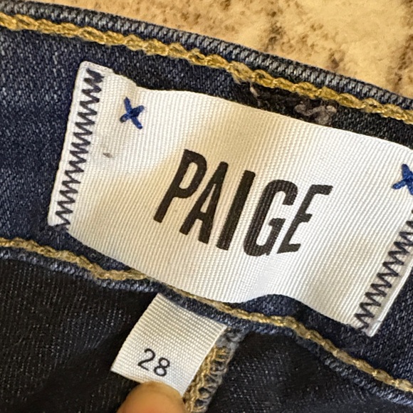 PAIGE Dark Blue Women's Skinny Jeans - Picture 3 of 5